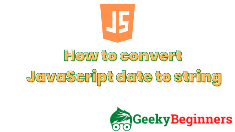 JavaScript date to string